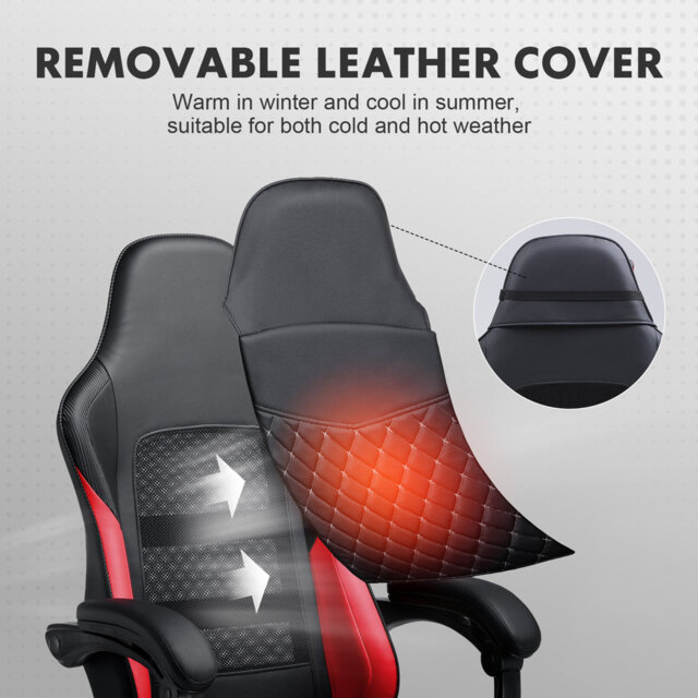 GTPLAYER GAMING CHAIR Adjustable Headrest and Adjustable Padded Armrests PC & Racing Game Chair