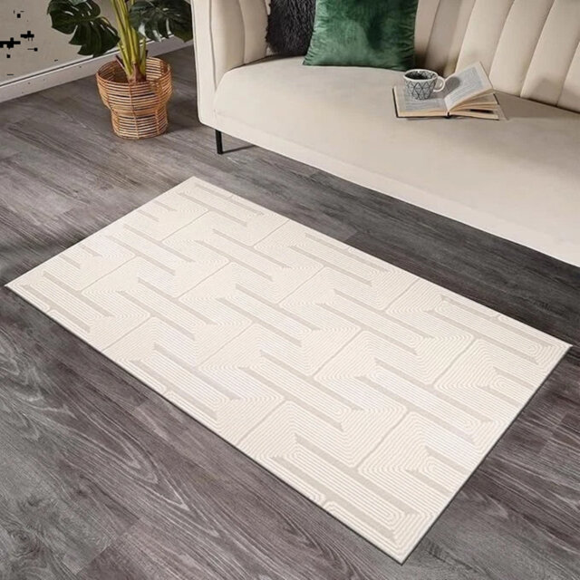 Modern Geometric Area Rug Abstract Textured Carpet For Living Room Bedroom Special Size Long Hallway Rug Floor Mats Small Door Mats