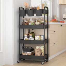Alyssandra Metal Bar Cart