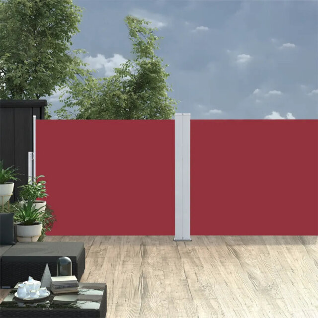 Dakota Fields 1000cm W x 0.1cm D Glass Cover Retractable Window Awning