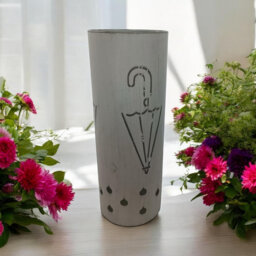 Durable Anastaisha Metal Freestanding Umbrella Stand – Durable Powder-Coated Steel for Home, Office, or Hallways