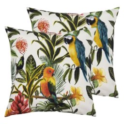 Indoor / Outdoor Floral Square Cushion