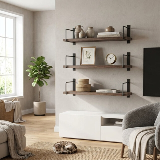3 Piece Floating Shelf
