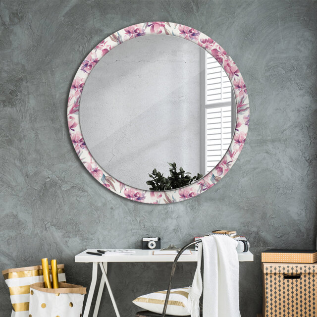 Huldar Glass Flat Wall Mirror