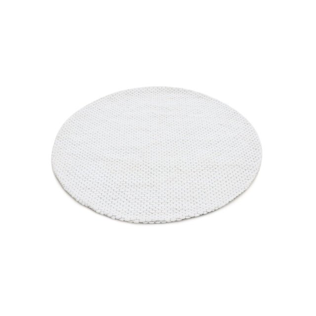 Handgefertigter Wollteppich Aus In Creme Hand Crafted Hand Loomed Mottled Light Grey Area Rug