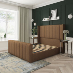 Aspen Wool Upholstered Bed Frame