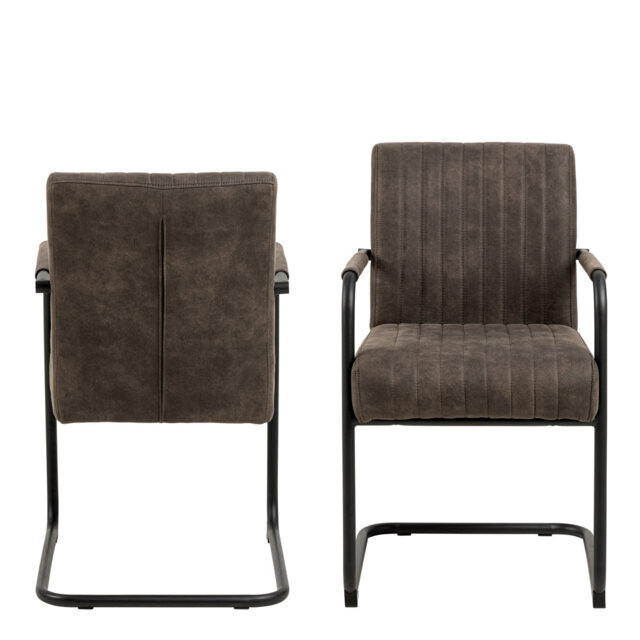 Annamarie 52.5cm H Upholstered Cantilever Chair