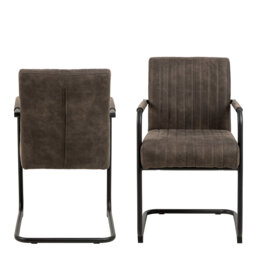 Annamarie 52.5cm H Upholstered Cantilever Chair