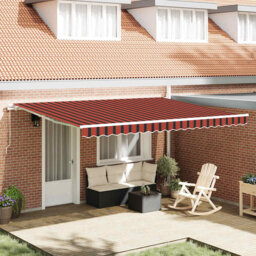 VidaXL 450cm W x 300cm D Polyester Cover Retractable Door / Window Awning