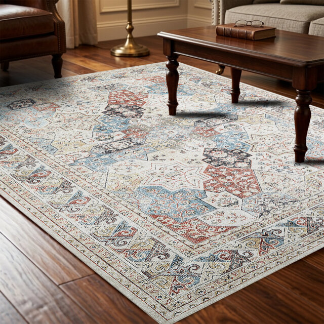 Cashmere Machine Tufted Area Rug ( Low-Pile Traditional)