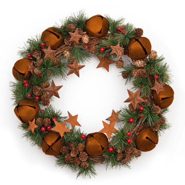 Faux PVC 15.74cm Christmas Wreath
