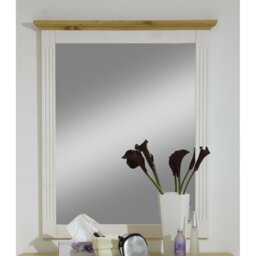 Eva Wood Flat Wall Mirror