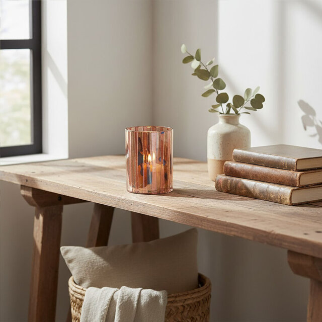 Glass Tabletop / Centrepiece Tealight Holder