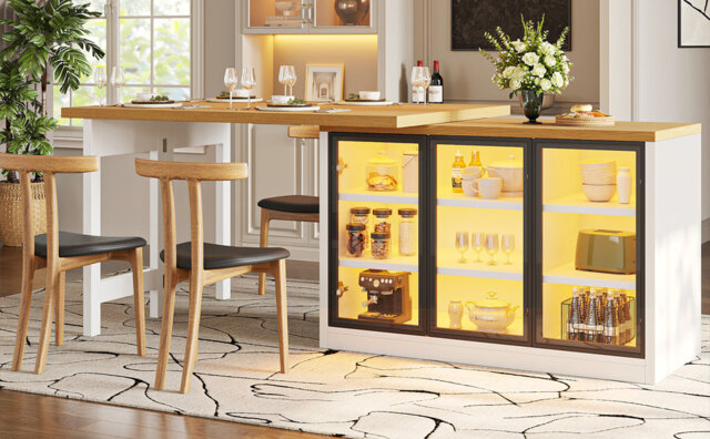 197 cm W Kitchen Island with Top