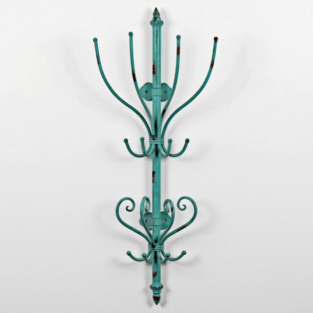 Anjalie Metal Wall Mounted Required 12 - Hook Wall Mounted Coat Rack