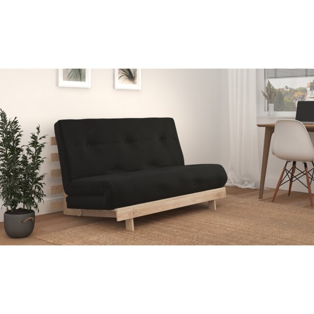 Chenango Full / Double 137cm Upholstered Futon And Mattress