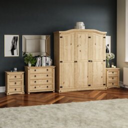 Harold Solid Wood Piece Bedroom Set