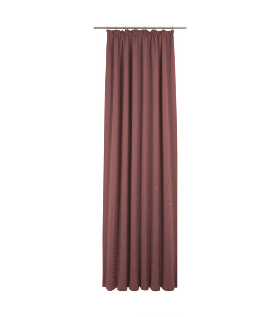 Uni Collection Light 100% Cotton Opaque Pinch Pleat Single Curtain Panel