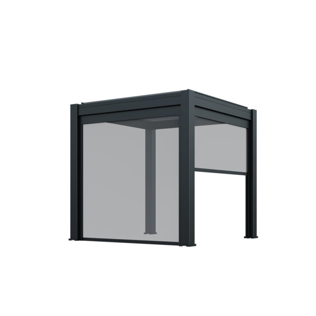 Saturn 2.5m x 2.5m Aluminium Anthracite Grey Pergola Only