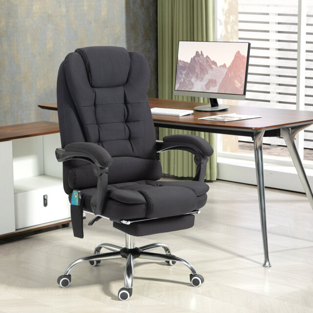 Barkett Upholstered Executive Chair with Massage Feature