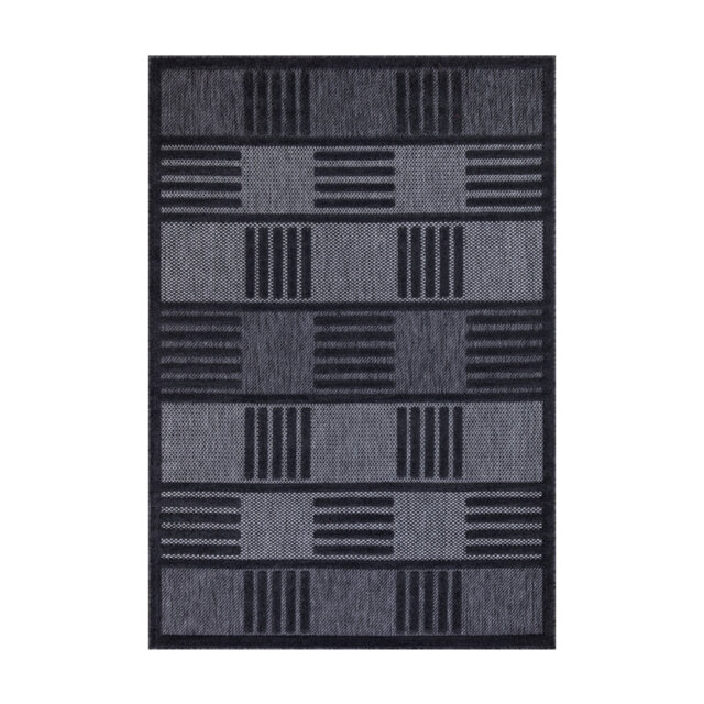 Modern Non-Slip Area Rugs â Anthracite â Living Room, Hallway Runner, Kitchen & Door Mat â Multiple Sizes