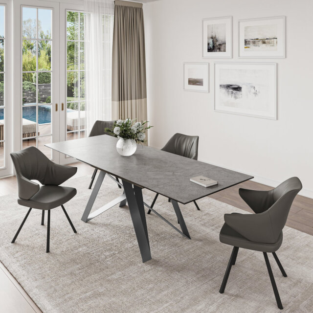 Cindell Rectangular 240Cm L x 90Cm W Dining Table