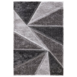 Todi Rug Carpet Runner Mat Geometric Machine Tufted Shag Indoor / Outdoor Area Rug