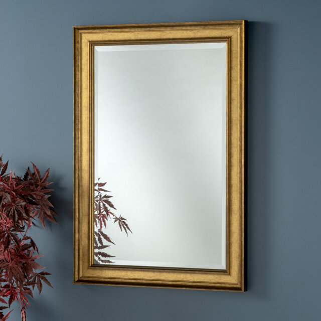 Piperton Solid Wood Rectangle Mirror