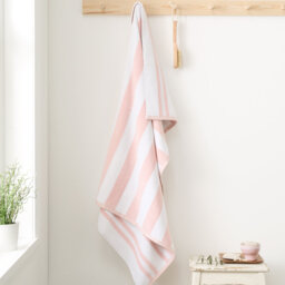 Reversible Stripe Jacquard 100% Cotton Bath Sheet