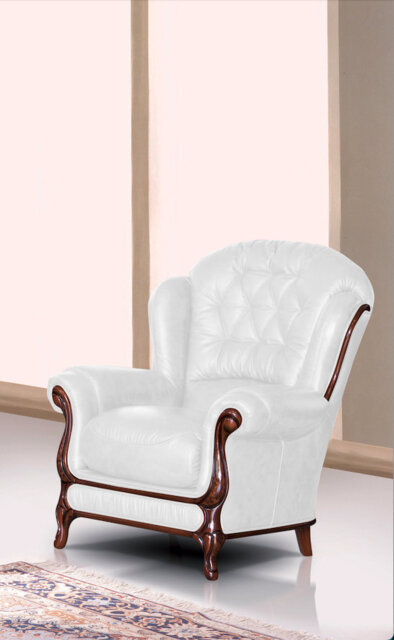 Breedlove Faux Leather Armchair