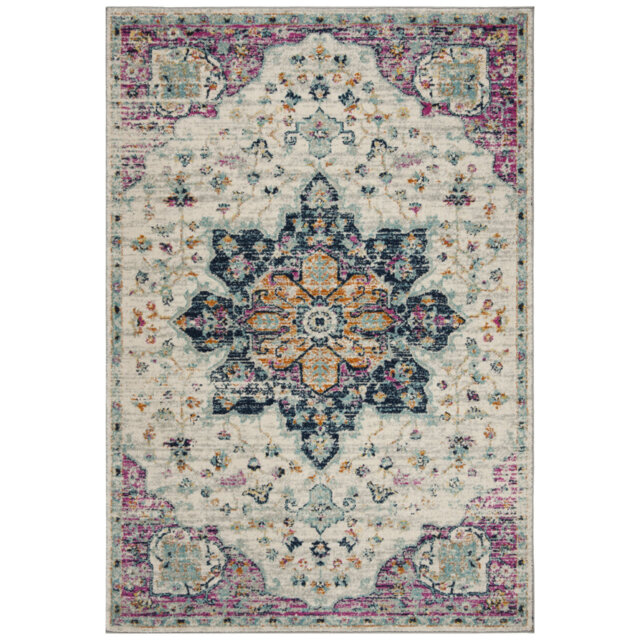 Sylacauga Hooked Ivory/Green/Maroon Rug