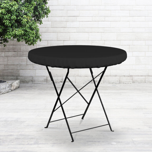 High Density Multipurpose Waterproof Round Table Top Cover, Indoor/Outdoor UV Protection Table Cover