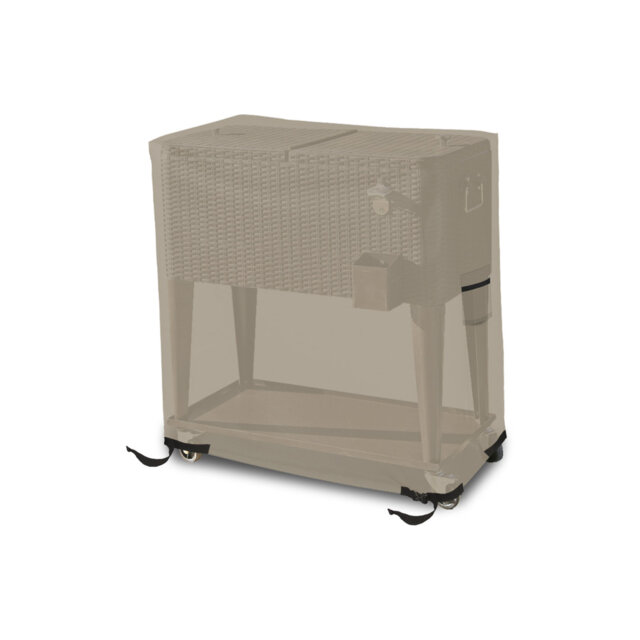 Cooler Cover 600 D Waterproof - Rolling Cart Cover 100% Weather Resistant