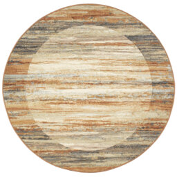 Cato Machine Woven PP Heatset Terracotta Area Rug