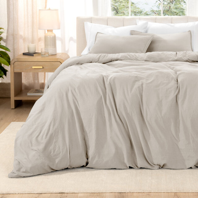 Sandwashed Duvet Cover Set