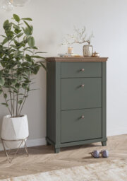 Cannady 28 Pair Shoe Storage Cabinet