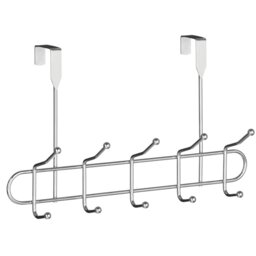 Boadicea Stainless Steel Over-the-Door 10 - Hook Wall Mounted Coat Rack