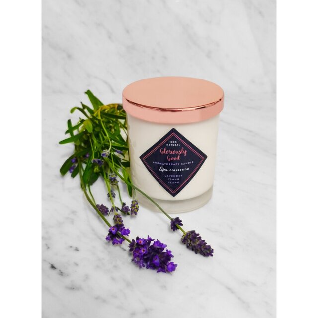 Spa Lavender & Ylang Ylang Scented Jar Candle