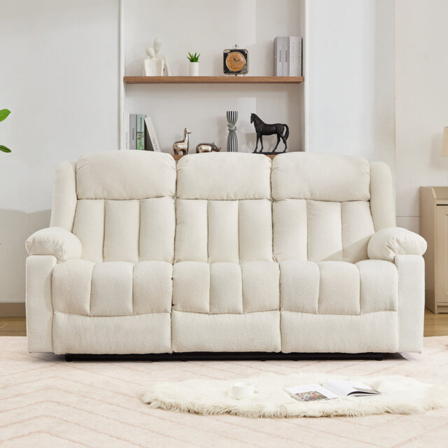 Berroa 3 Seat Recliner Sofa with Central Console