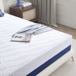 15 cm, 18cm, 20cm and 25cm Gel Memory Foam Mattress - 5-Zone Support, Reduced Motion Transfer, Medium Firm, Breathable Cover, Box-Packed for Easy Setu