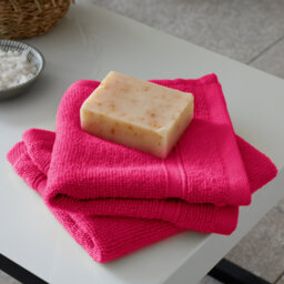 Zero Twist Cotton Face Cloth Pair