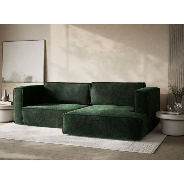 Four-Seater Corner Sofa With Bed Function