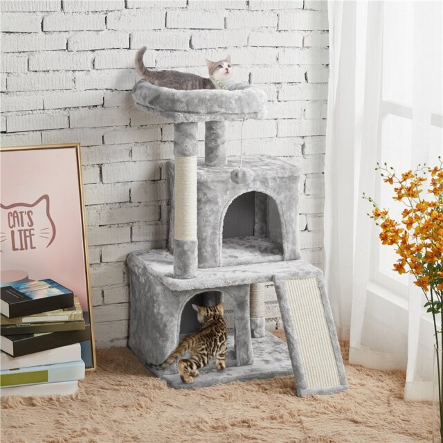 91cm H Multilevel Cat Tower