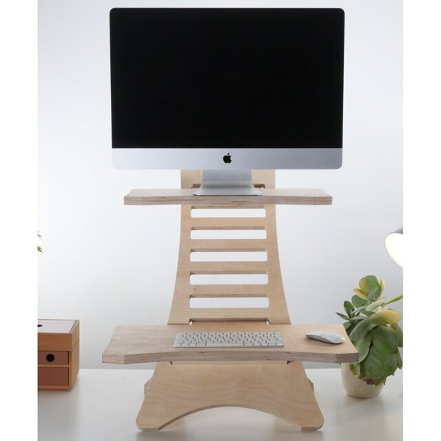 Partone Adjustable Curved Standing Desk