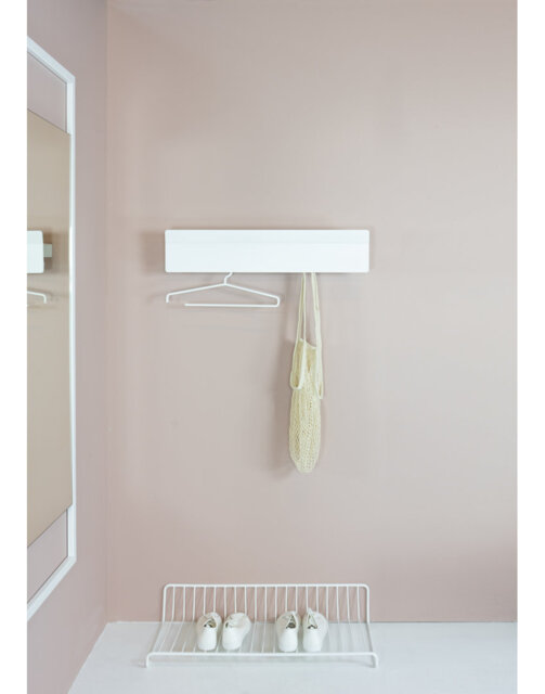 VIGILO Steel Wall 8 - Hook Coat Rack