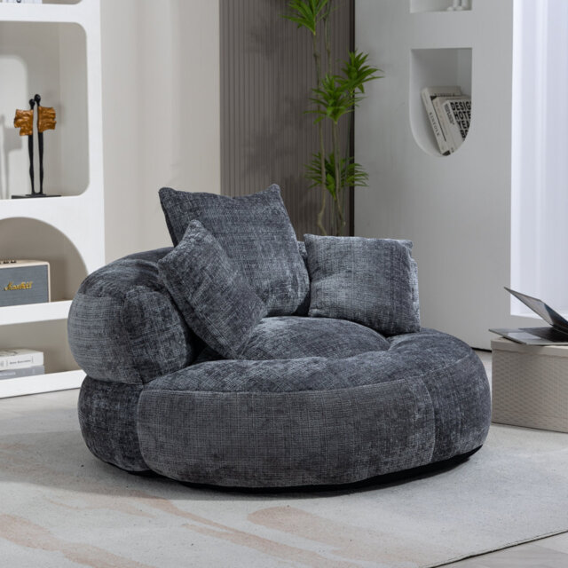 Chenille Bean Bag Chair