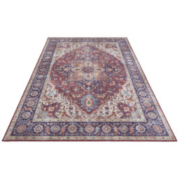 Anthea Tufted Plum Red Rug