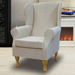 74cm Wide Tufted Wingback Chair