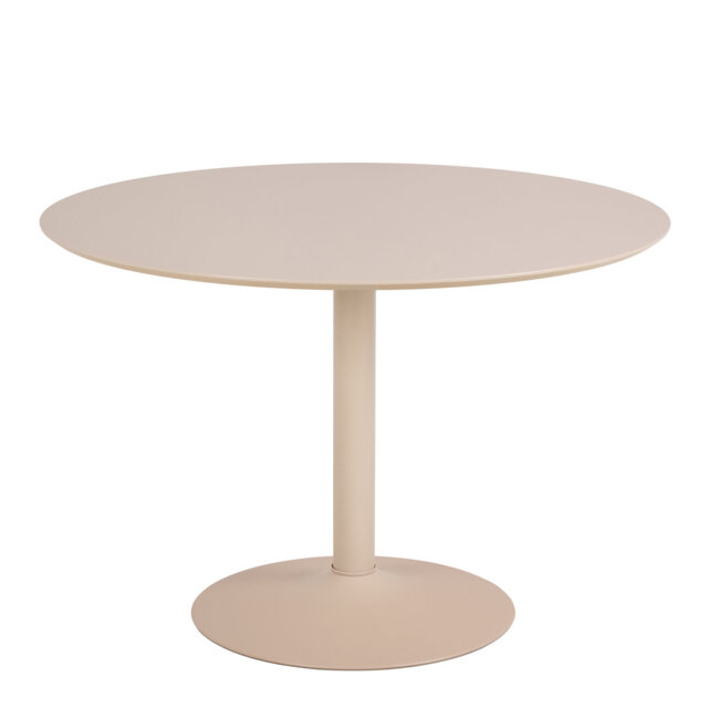 Round Metal Base Dining Table