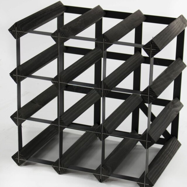 Liddle 12 Bottle Floor Wine Bottle Rack